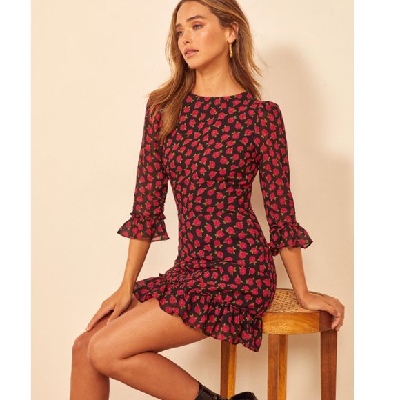 Reformation Doutzen Mini Dress - Picture 3 of 7